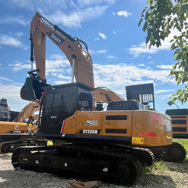 Large Crawl Excavator Used SANY SY335H 1.65m³ Bucket Capacity 33tons