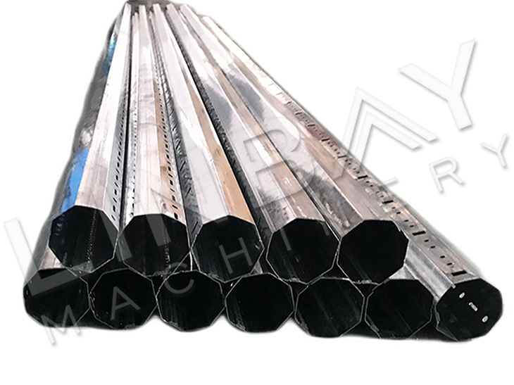 Automatic Galvanized Steel Cast Iron Structure Octagonal Tube Roll Forming Machine