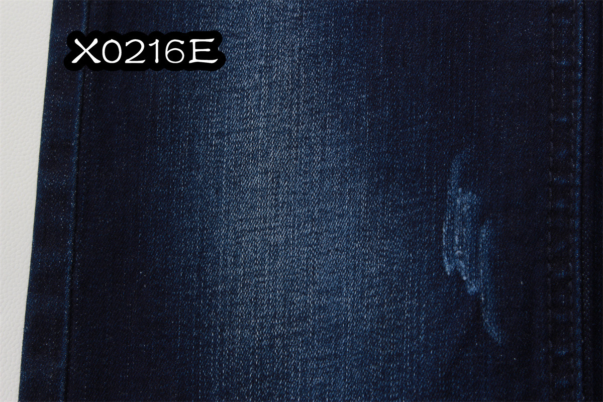 9.6 Oz 58/59" High Stretch Cotton Spandex Denim Fabric Desizing Soft Comfortable Style