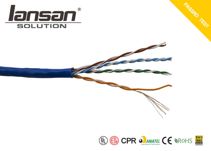 BC Material UTP Cat5e Cable 24AWG ANATEL Polyethylene Normal CPR PVC