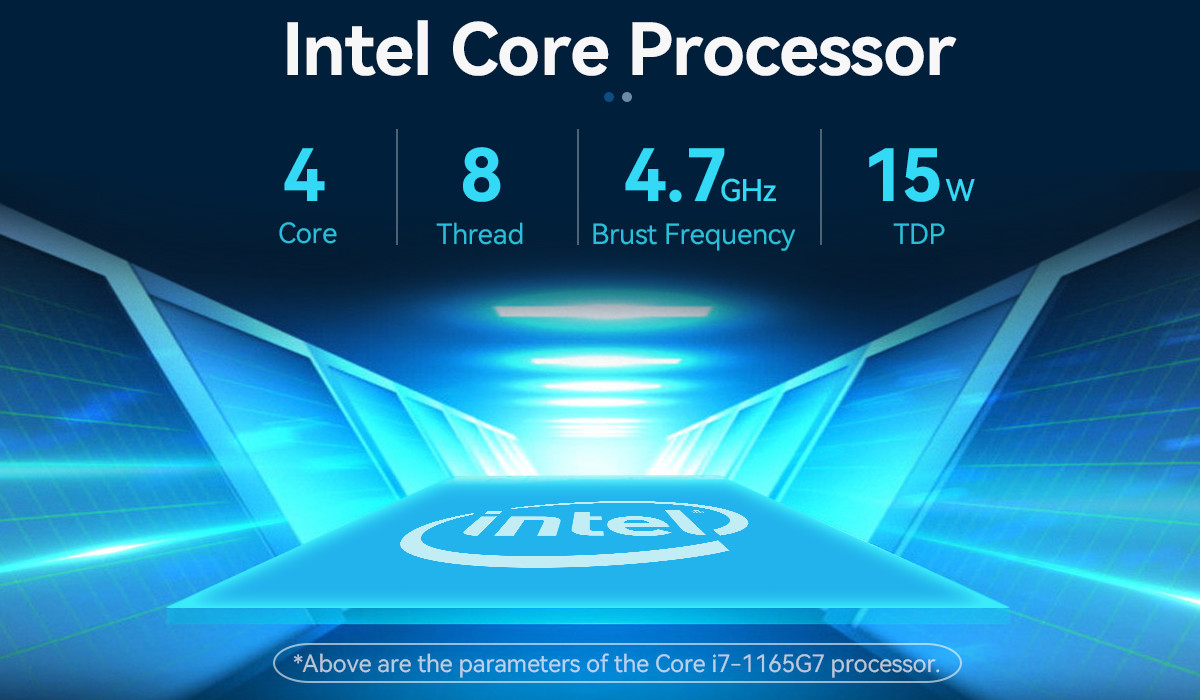 Intel Core I7 Industrial Fanless PC 1165G7 Mini PC With Dual Ethernet Hexa COM