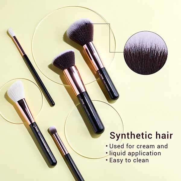 Black 25pcs 25pcs Pro Makeup Brushes Set