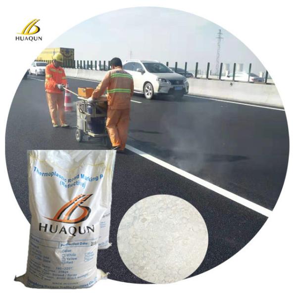 10% Premixed Glass Beads Pavement Marking Customized Reflective Thermoplastic