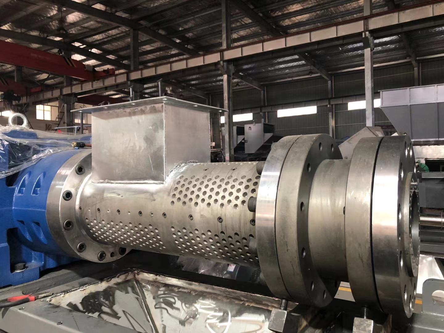 LDPE HDPE Plastic Pelletizing Machine Single Screw PE Granulating Machine