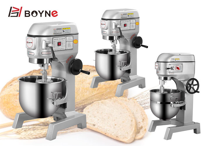 Belt Type Kitchen Planetary Food Mixer 20 Liters Stainless Steel