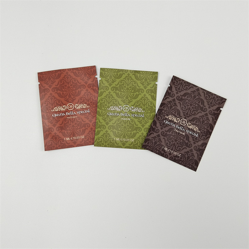 Three Side Seal Foil Pouch Packaging Keep Your 10g Supplement Power Sample Packets