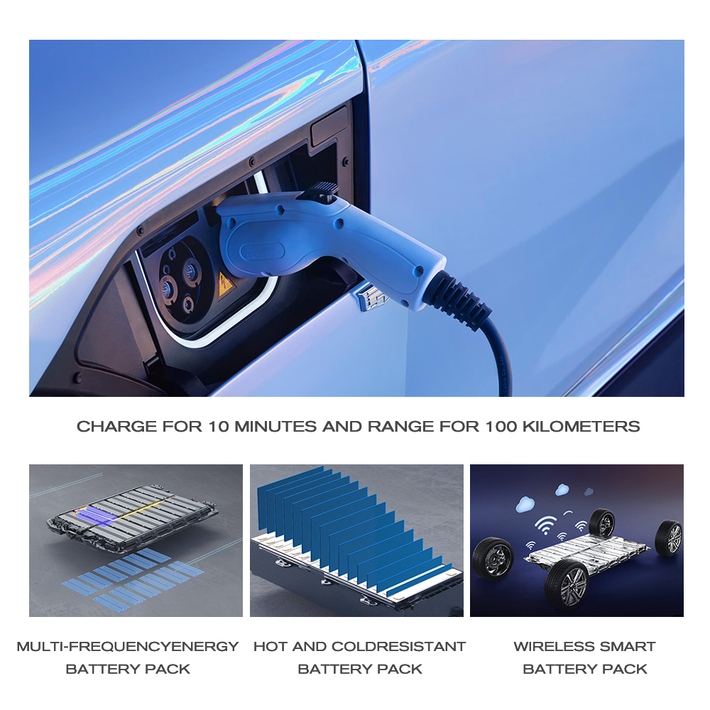 Speed 653km Electric Luxury Ca-dillac IQ Rave SUV -Made Energy Car with 3094mm Wheelbase and 608kWh Battery Capacity