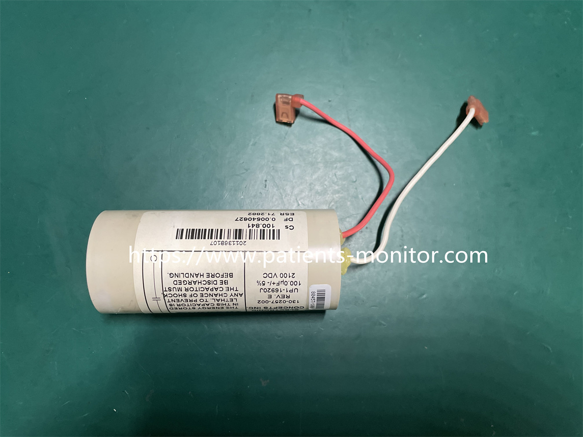 Innomed Cardio-Aid 200-B Capacitor 130-0257-002 UP1-16920J 100μF 2100VDC