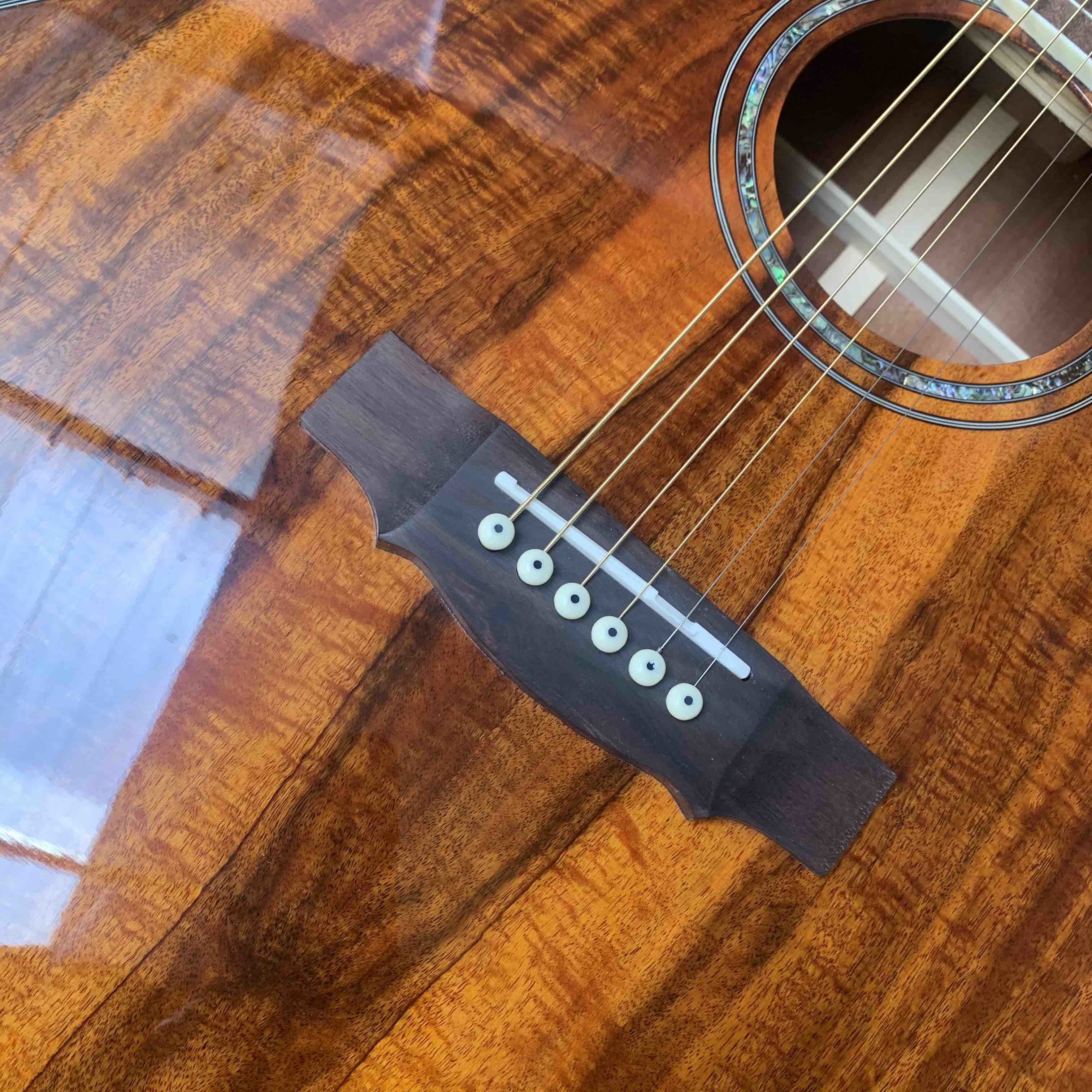 Custom Guilds 43 Inches Jumbo KOA Wood F50 Vintage Acoustic Guitar Gloss Finished Guild Electric Guitar