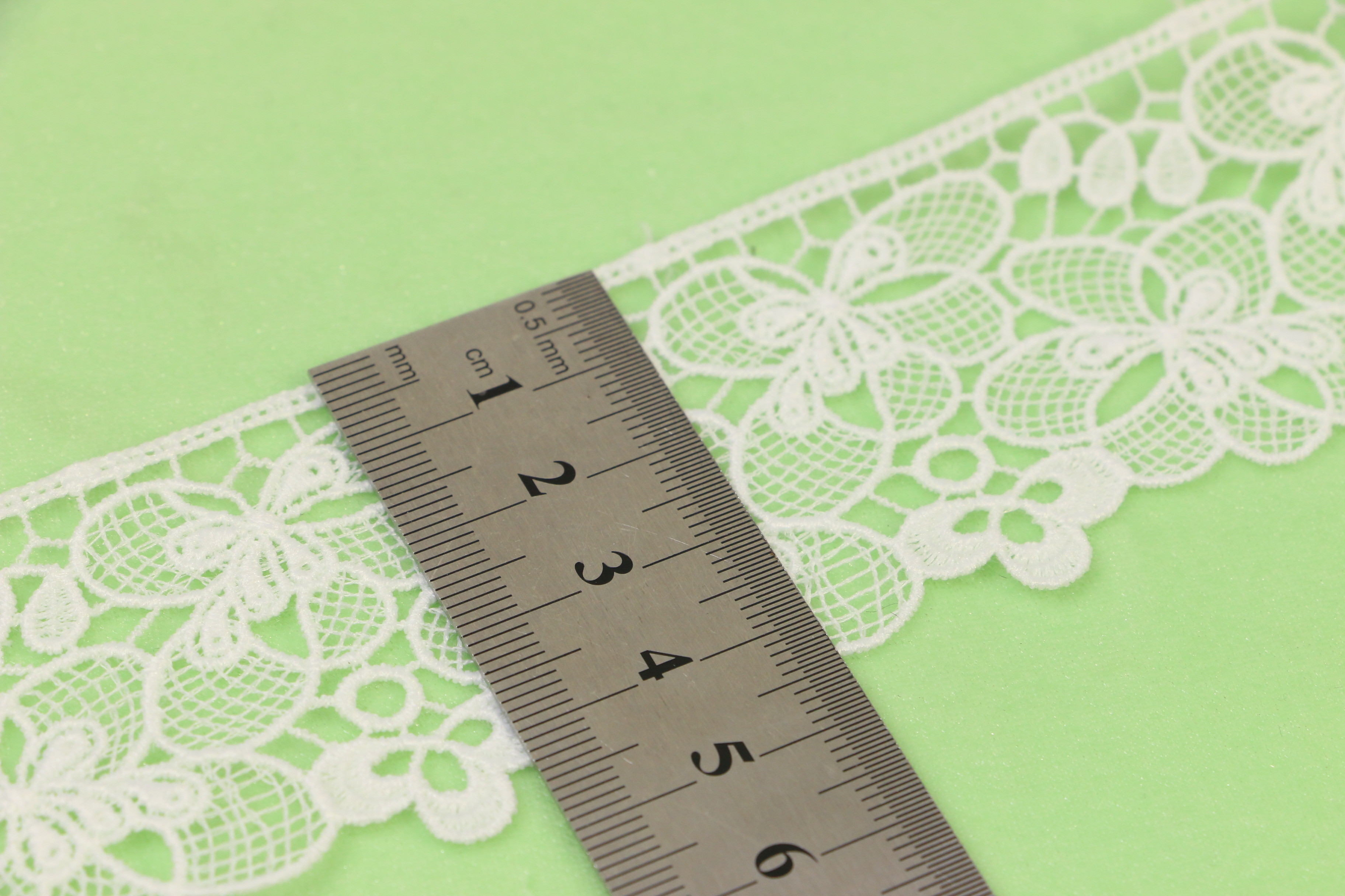 Guipure Embroidered Lace Trim With 100% Polyester