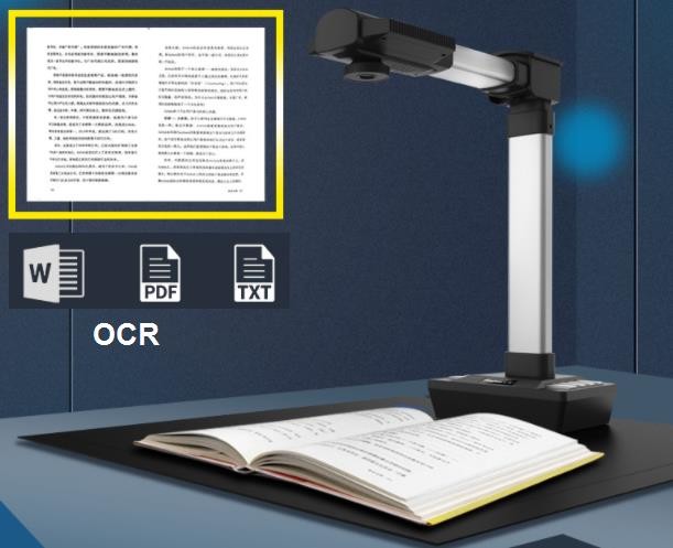 4896*3672 Camera Document Scanner 18 Mega Pixels Function Keys