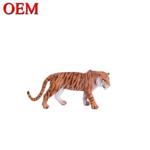 China Custom Education Toys OEM Resin PVC Animal Figure Toys Tiger For Child on sale