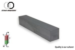China Permanent Ferrite Block Magnets Y30 C8 Radial Magnetized Direction on sale