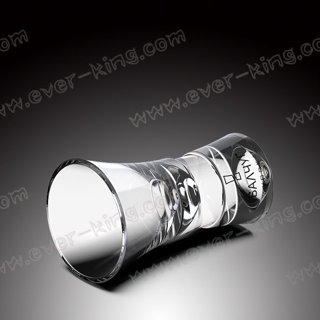 Bullet Shape Vodka Transparent Glass Cup Non Toxic Odorless