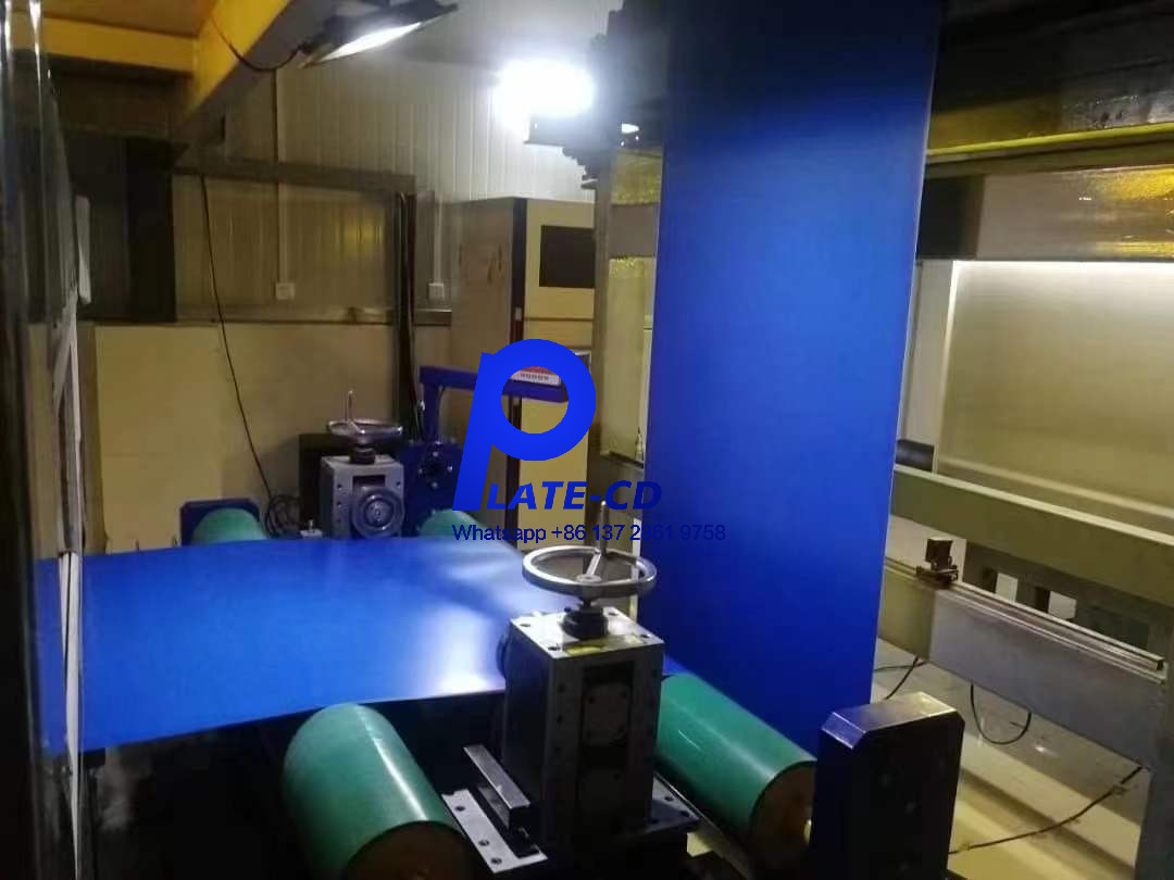 Green Finish CTCP Aluminium Offset Printing Plates Min Size 400x300mm