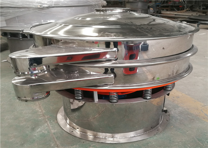 SUS304 Rotary Vibrating Screen For Sulfur Powder 1-5 Layers