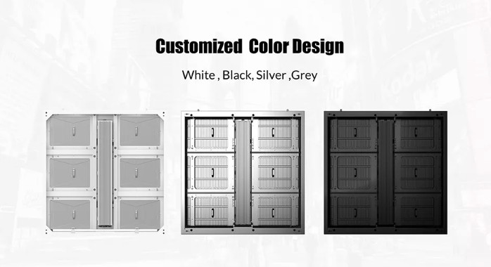 High Brightness Outdoor Led Display Screen P8 P4 Panel For Advertisement
