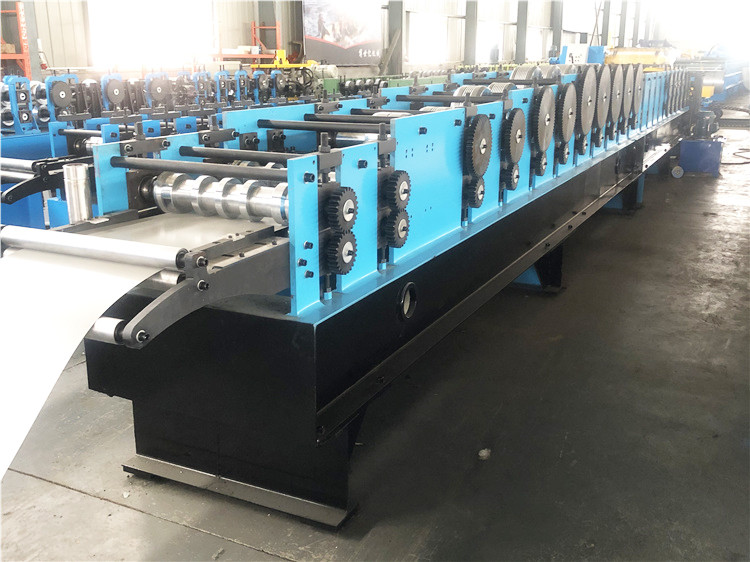 Plc Down Pipe Roll Forming Machine Water Downspout Roller Bending