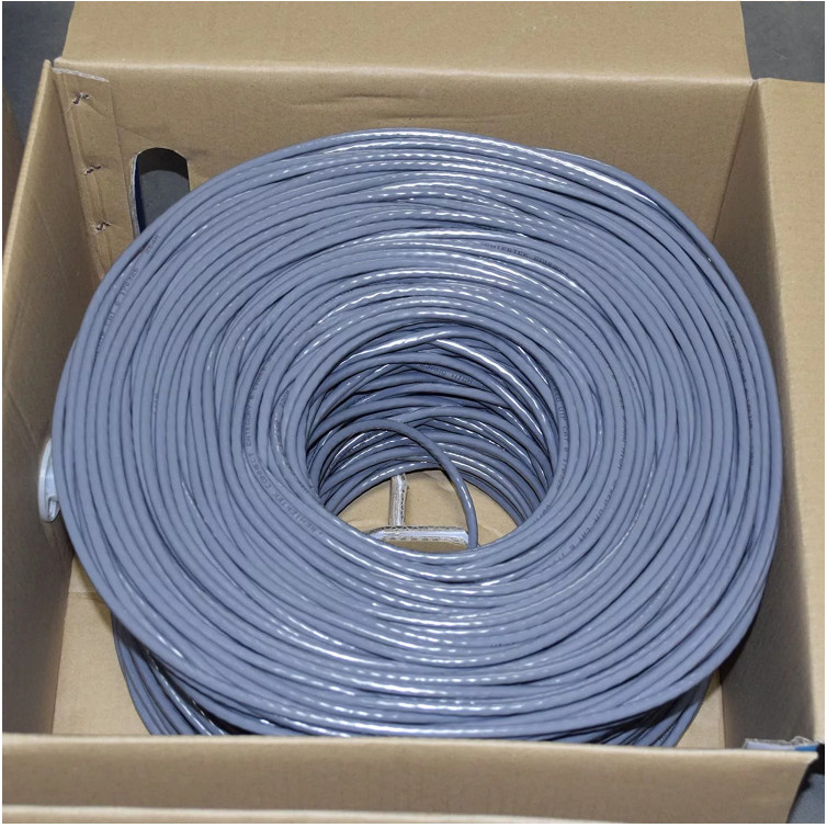 HDPE 24AWG Cat5e Network LAN Cable , 100 Ft Cat5e Ethernet Cable UTP