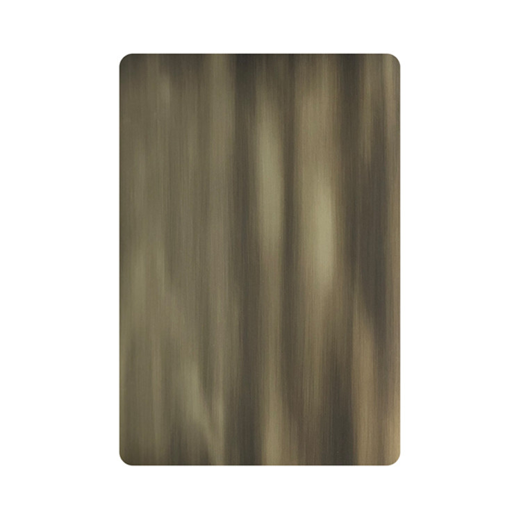 Antique Black 304 430 Textured Decorative Stainless Steel Sheet 1500mm Width