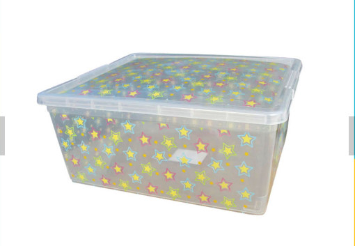 Eco-Friendly Disposable Plastic Containers , Practical Plastic Shoe Storage Boxes With Lid