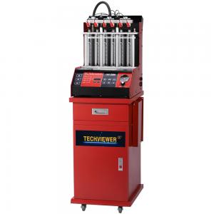 Buy cheap 6 Injectors Fuel Injector Tester And Cleaner With Built In Ultrasonic Bath 110v 220v product