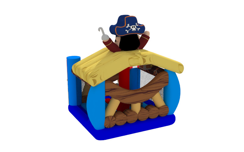 New Digital Printing Pirate Themed PVC 5x5x5m Kids Inflatable Bounce House