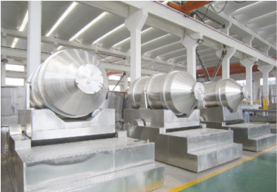 SUS304L High Speed Mixer Two Dimensions Rotary Mixer Machine For Calcium