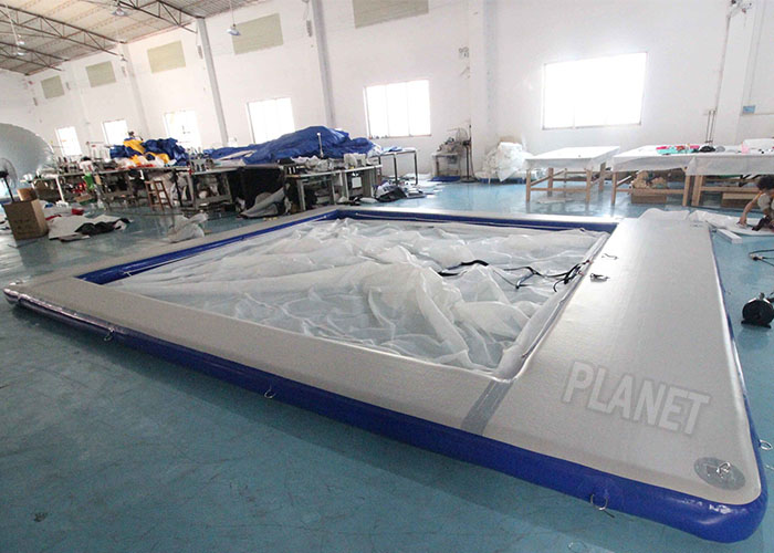 Double Layer Ocean Jellyfish Pool Floating Inflatable Sea Swimming Pool With Net