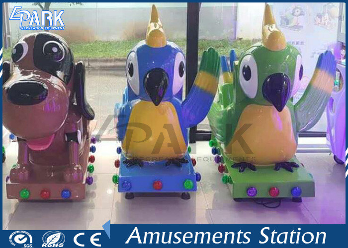 Exquisite Parrot Shape Kiddy Ride Machine Coin Operated Arcade