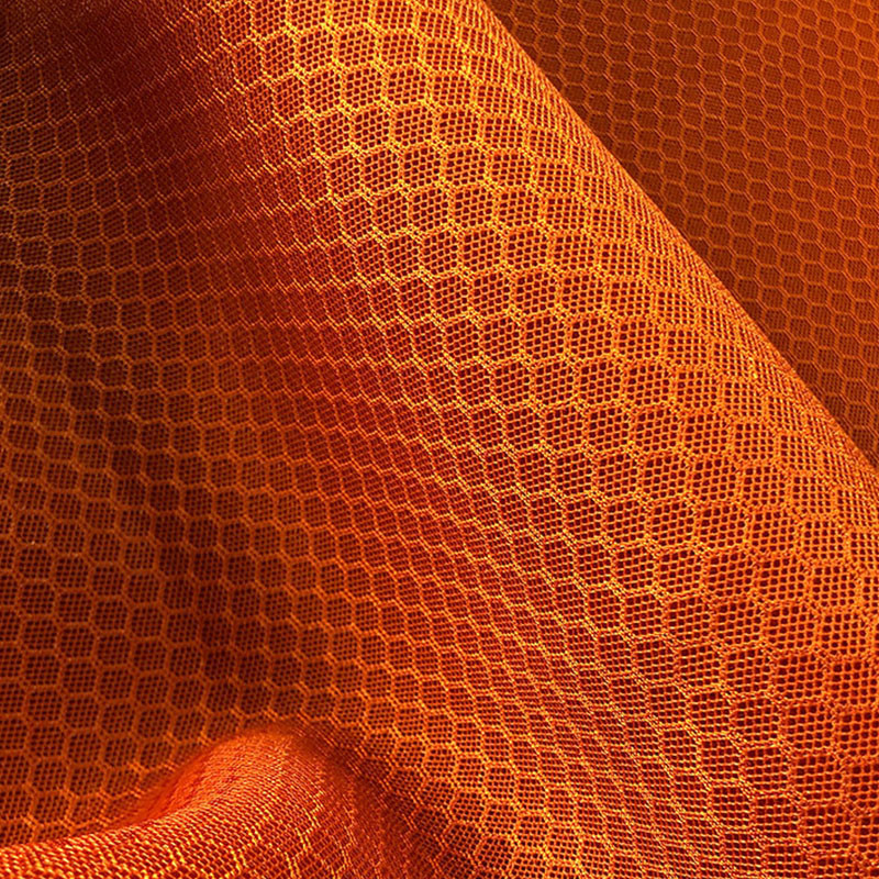 3mm Knitted Airmesh 250GSM Polyester Sports Mesh Fabric Tearproof For Luggage
