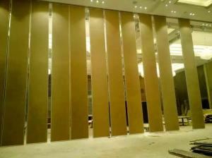 China Insulated Decorative Sliding Ceiling Panels , Meeting Room Wooden Partition Wall on sale