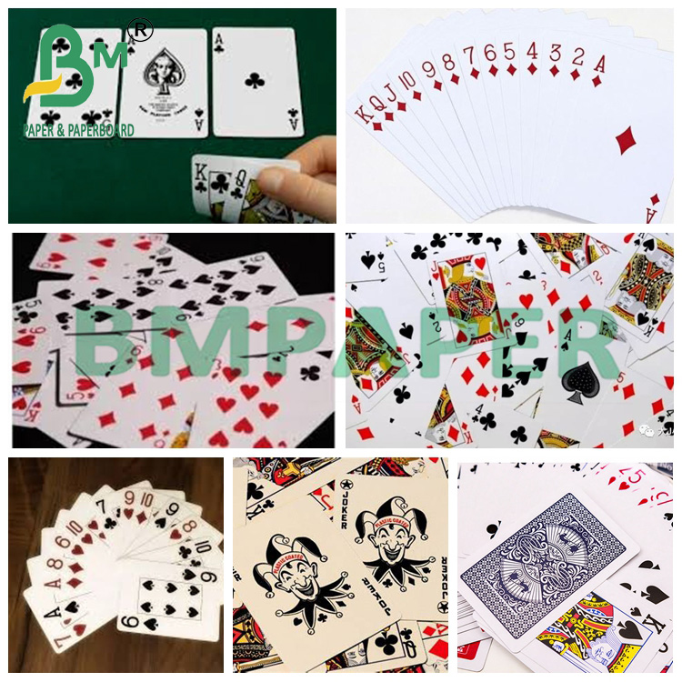300gsm Blue Core Paper Double Side Coated Gaming Cardboard Sheets