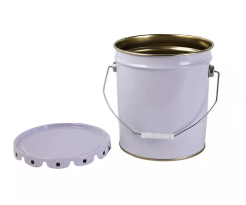 SGS 4 Liter Empty Tin Can With Lid Metal Glue Can