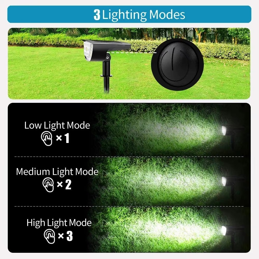 Waterproof Solar Light for Landscape Lighting Easy and Quick Installation