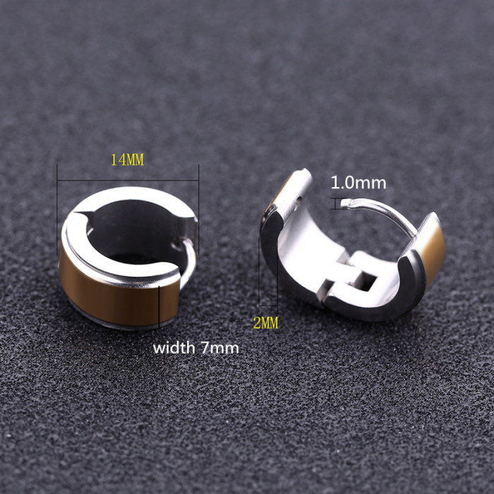 High Quality Wholesale gold Earrings Designs Stainless Steel Clip On Earrings