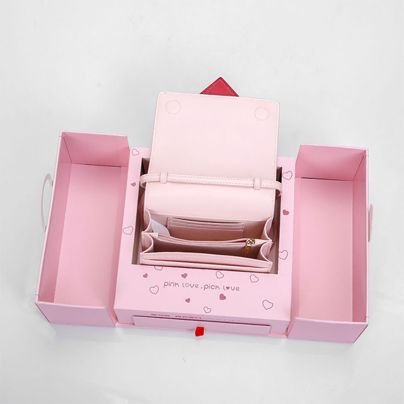 1000gsm Cardboard Foldable Magnetic Necklace And Earring Gift Box SGS ROHS