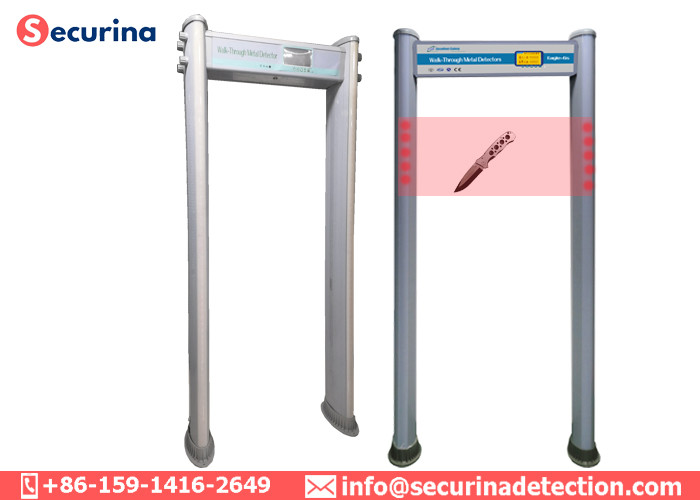 Anti Theft Full Body Metal Detectors , Metal Detector Security Gate 33/45 Zones Optional