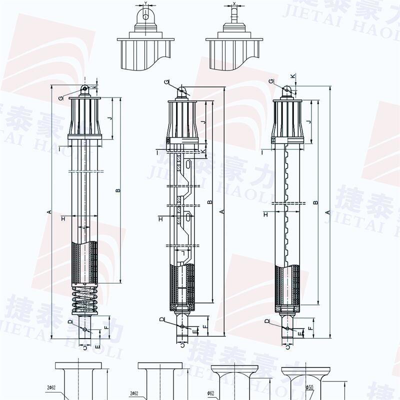 Combined Interlocking Kelly Bar OD580/4/16m For Rotary Piling Rig Bore Hole Hard Rock Layer