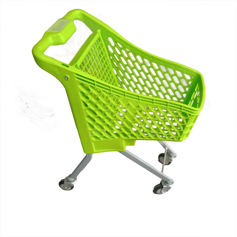 Supermarket Shopping Basket Trolley Plastic Customized Children Mini Shopping Cart