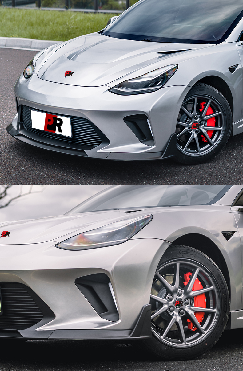New Product Model 3 Body Kit Model 3 Front and Rear Bumpers 2019-2022 Resin Fibre