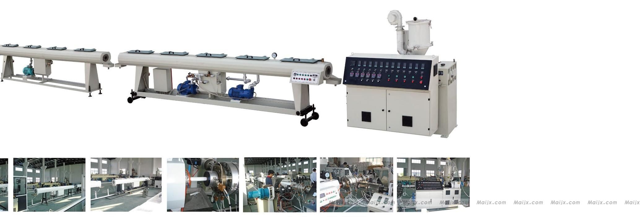 PE / PPR / PERT Cool and Hot Water Plastic Pipe Extrusion Line Single Screw