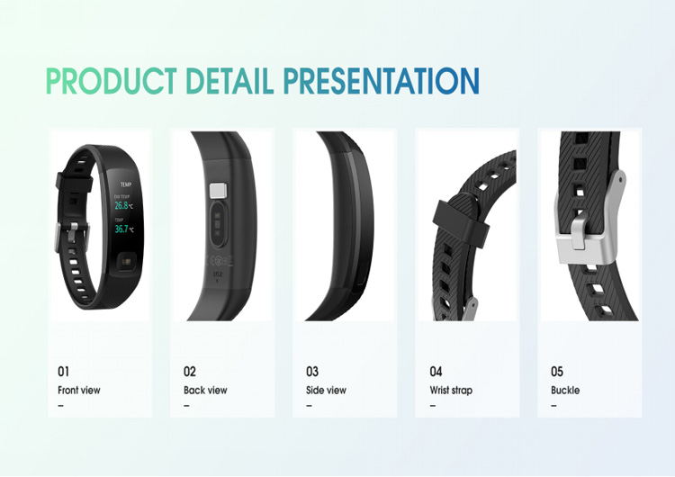 Color Display Blood Pressure Sleep Tracker Bracelet