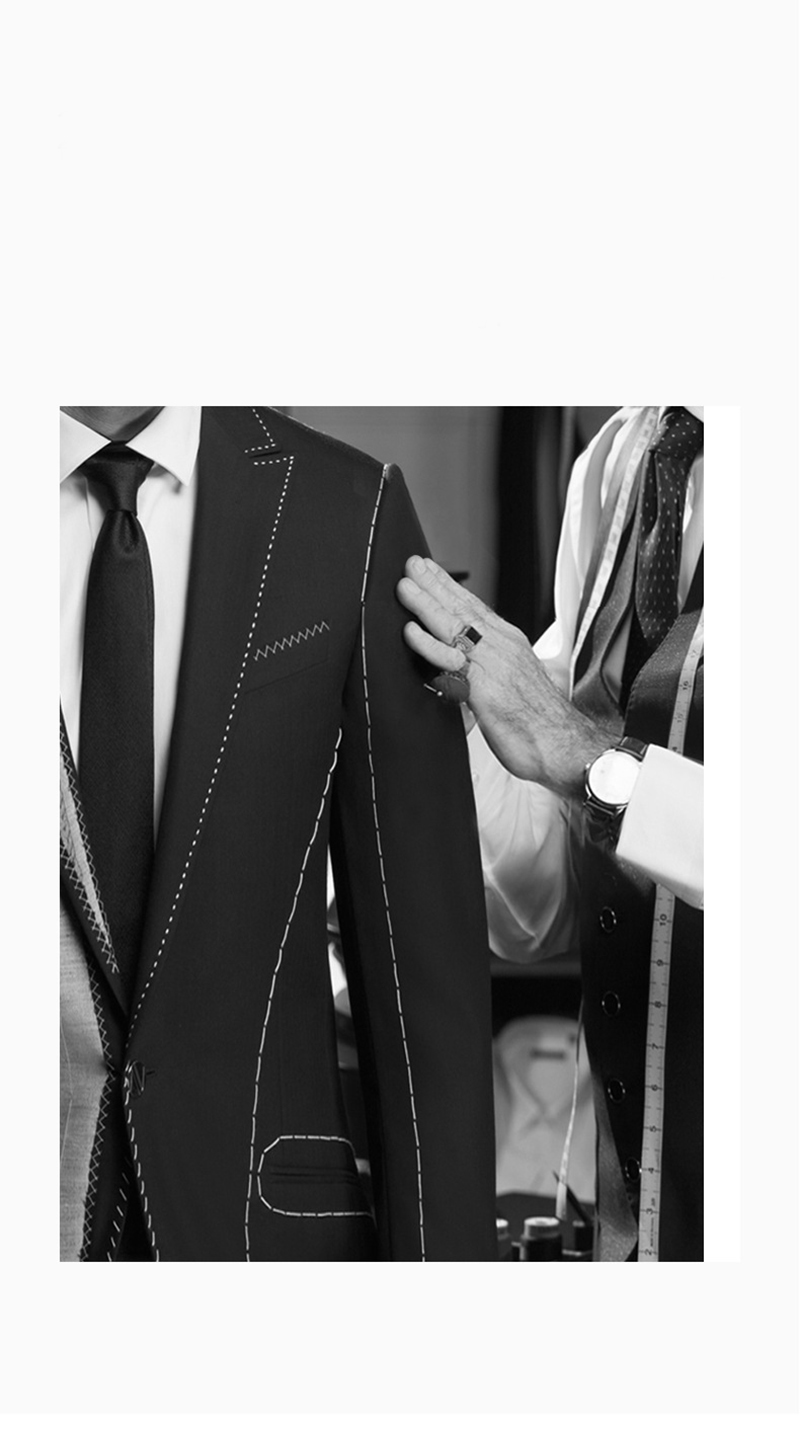 Men's Formal Suits Long Coats with Stand Collar and Professional Winter Business Design