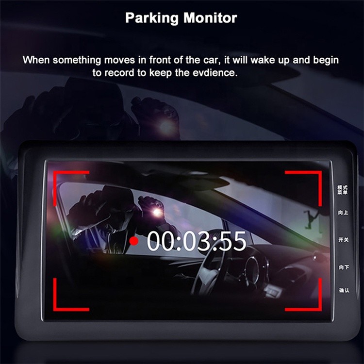 7inch Android GPS Navigation Full HD Truck Car DVR Camera Dash Cam 2CHs