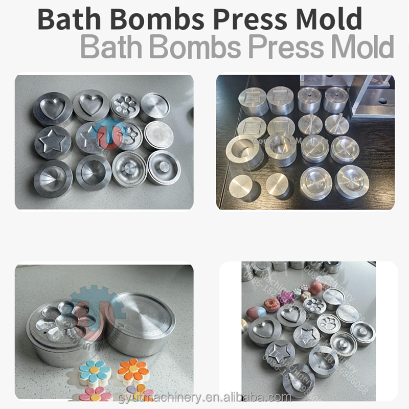 2024 Bath Bomb Salt Making Mold Wrap Pack Sale Shower Steamers Bath Bombs Machine for Small Size in USA Market