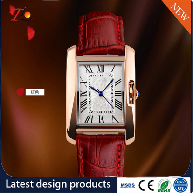 Wholesale Ladies Watch PU Strap/Band Alloy Case Fashion Watch Rectangular Dial