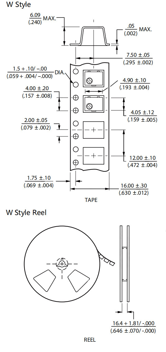 3214W 0.25w 10k Ohm 4mm Precision Multiturn Trimmer Potentiometer