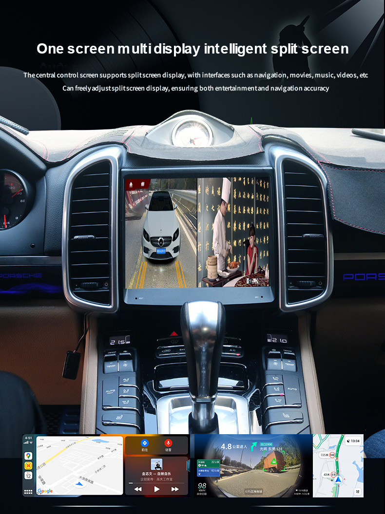 Porsche Pcm Android Auto PCM 2.0 9 Inch Android 13 Cayenne 2003-2009 Car Dvd Player