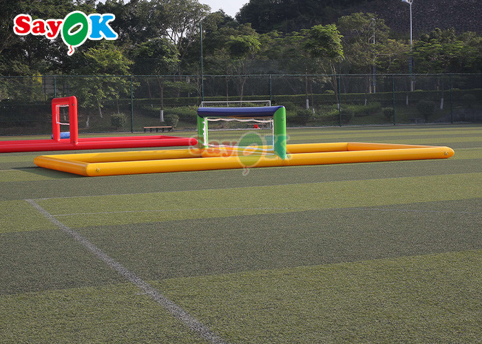 Airtight Inflatable Volleyball Field Pool 0.9mm PVC Water Volleyball Court Blow Up Water Toys For Sport Water Games